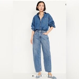 Old Navy Barrel Jeans